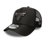 Casquette trucker enfant - new era - ripstop chicago bulls - noir - sportswear