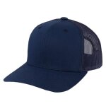 Casquette trucker - flexfit - trucker retro - bleu - 47% coton / 25% polyester / 28% nylon - vintage