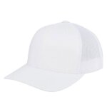Casquette trucker - flexfit - retro - vert - 47% coton - printemps / �t�