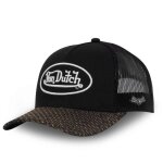 Casquette trucker shiny - von dutch - noir - effet hologram sur la visi�re