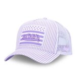Casquette trucker usa flag stripe - von dutch - violet - femme - printemps / �t� - casual