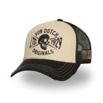 Casquette trucker - von dutch - effet bamboo - multicolore - visire arrondie - casual