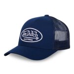 Vondutch casquette trucker lof homme - trucker - filet rigide - bleu blanc - visière arrondie Vondutch casquette trucker lof homme - trucker - filet rigide - bleu blanc - visière arrondie
