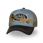 Casquette trucker - von dutch - patches - filet rigide - visire arrondie - adulte