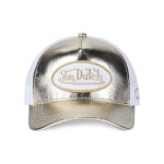 Casquette trucker - von dutch - simili peau de reptile - filet rigide - visire arrondie - adulte