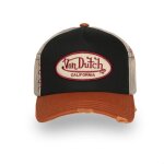 Casquette trucker - von dutch - used - effet us - patch brod - filet rigide