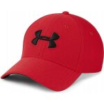 Casquette - under armour - blitzing 3. 0 - homme - rouge - visi�re recourb�e - tissu ua microthread