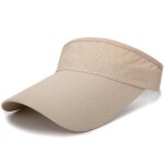 Casquette visi�re respirant de sport exterieur anti - soleil pour homme et femme beige
