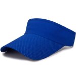 Casquette visi�re respirant de sport exterieur anti - soleil pour homme et femme bleu