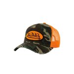 Casquette - von dutch - vd / 0 / cas1 / camo06 / b - camouflage - filet orange - taille unique