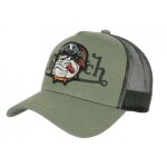Casquette von dutch verte bull original fashion baseball trucker - taille unique - vert