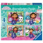 Casse - t�te 4 en 1 ravensburger - gabbys dollhouse - 12 16 20 24 pi�ces - pour enfants de plus de 3 ...