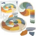 Casse - tête en bois torsadé roue safari colorée jeu de casse - tête Casse - tête en bois torsadé roue safari colorée jeu de casse - tête