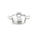 Casserole avec couvercle bra a340353 (20 cm) acier inoxydable