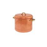 Casserole - ich - zapfe. de - 28 cm - cuivre traditionnel - poign�es en laiton - compatible tous feux ...