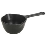 Casserole � sauce fonte �maill�e induction 04l convient pour feu barbecue four victoria 34870 noir