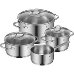 Casseroles - wmf - provence plus - lot de 4 - acier inoxydable - compatible induction - couvercles en ...