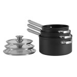 Batterie de cuisine ninja batterie de cuisine empilable 3 pieces ninja foodi zerostick - c53000eu