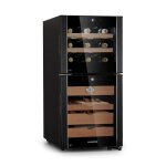 Cave  cigares & cave  vin - klarstein el dorado 89 - tactile 89 l led - noir