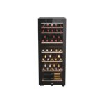 Cave � vin 50 s�rie 7 - haier - 77 bouteilles - noir - pose libre - led