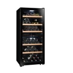 Cave � vin ls102dzblack temp�rature double zone - 102 bouteilles - la sommeli�re