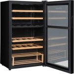 Cave � vin de service - la sommeliere - sls33dz - 33 bouteilles - classe g - 495 x 43 x 848 cm - noir ...