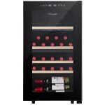 Cave  vin la sommeliere sls32dzblack - 32 bouteilles - 4 clayette - classe g