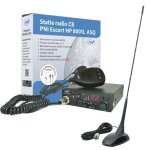 Cb radio pni escort hp 8001l asq + antenne cb pni extra 48 avec aimant