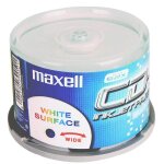 Cd - r - maxell - 80 min / 700 mo - vitesse 52x - imprimable encre