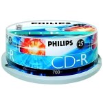 Cd - r philips 700 mo 52x en cakebox de 25 pcs - capacité 700 mo - durée 80 min Cd - r philips 700 mo 52x en cakebox de 25 pcs - capacité 700 mo - durée 80 min