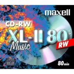 Cd - rw maxell - xl - ii 80 - 700 mo - 80 min - 12x - botier standard