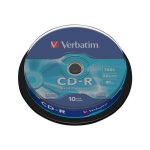 Cd vierge verbatim cd - r 80 min x 10