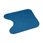 Contour wc microfibre 45 * 45cm vitamine bleu emeraude bleu / emeraude