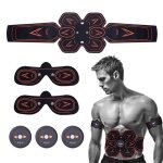 Ceinture abdominale electrostimulation moonmini - appareil pour cuisse ventre bras jambe et massage - ...
