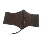 Ceinture corset large en cuir pu pour femmes - ecelen - lh0422pd4 x - cafe - marron - adulte - femme ...