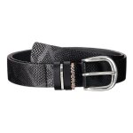 Ceinture femme kaporal nosna - noir - cuir - chic