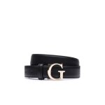 Ceinture cuir pu et cuir recycl� - guess jeans - femme