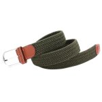 Ceinture extensible tresse universelle tissu tiss tiss lastique ceinture pour hommes et femmes avec ...