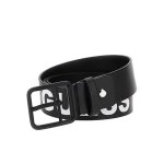 Ceinture guess homme maxi logo 4g noir simili cuir