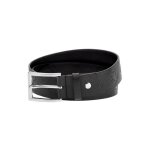 Ceinture guess homme pivoine noir simili cuir