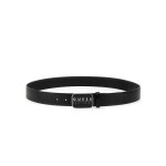 Ceinture - guess - homme - veritable est 1981 - noir - cuir