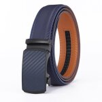 Ceinture hommeceinture homme cuir avec boucle � cliquet automatiqueceintures homme ajustable et d�coup�e ...