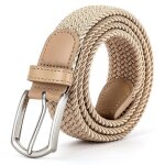Ceinture hommecasual ceinture tress�e �lastique unisexceintures femme intage tiss� tress� pour sportsvoyages ...