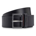 Ceinture - hugo - giove - cuir de vache - noir - largeur 35 cm