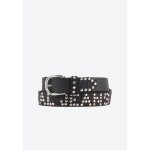 Ceinture - kaporal - henda - cuir noir - femme
