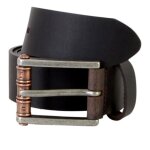 Ceinture - kaporal - nevada - noir - boucle en mtal - lettres kaporal clouts - aspect mat