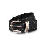 Isotoner ceinture lisse bijoux noir femme Isotoner ceinture lisse bijoux noir femme