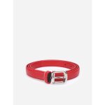 Ceinture - la modeuse - ceinture fine en cuir - boucle en métal - ajustable - rouge Ceinture - la modeuse - ceinture fine en cuir - boucle en métal - ajustable - rouge