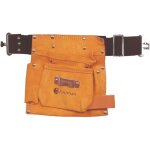 Ceinture  outils - marque - 5 compartiments - cuir pais - ajustable - mixte