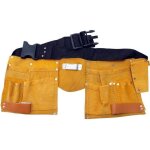 Ceinture porte outils en cuir 11 poches